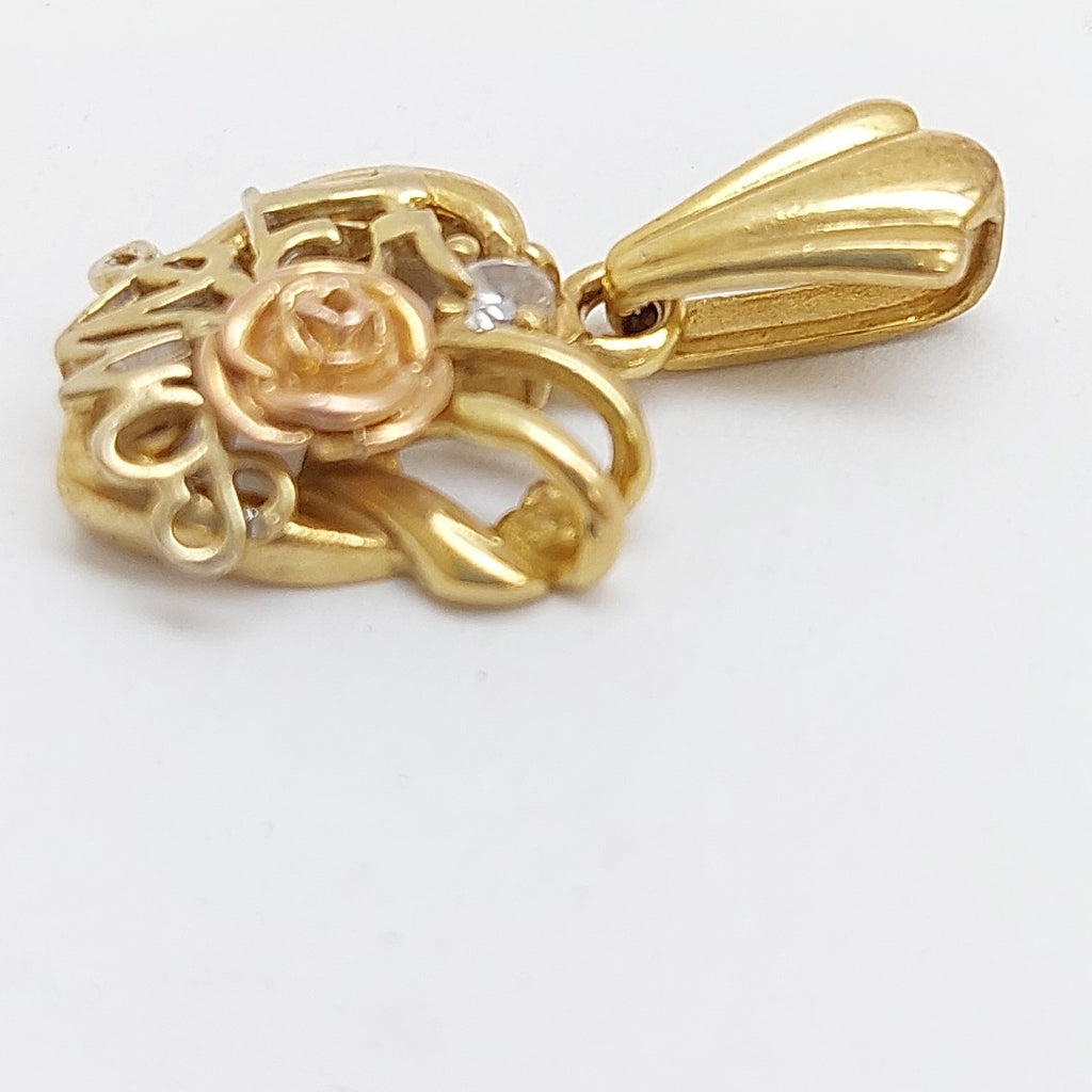 DIJE ORO COMBINADO 10 K 2,80 GRMS (SEMINUEVO)