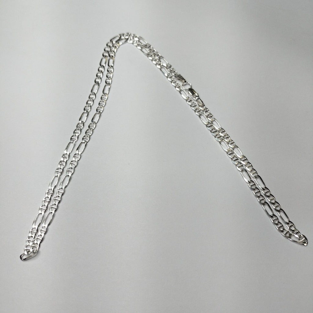 CADENA TEJIDO MARINERO PLATA .925 55 CM 7.8 GR (NUEVO)