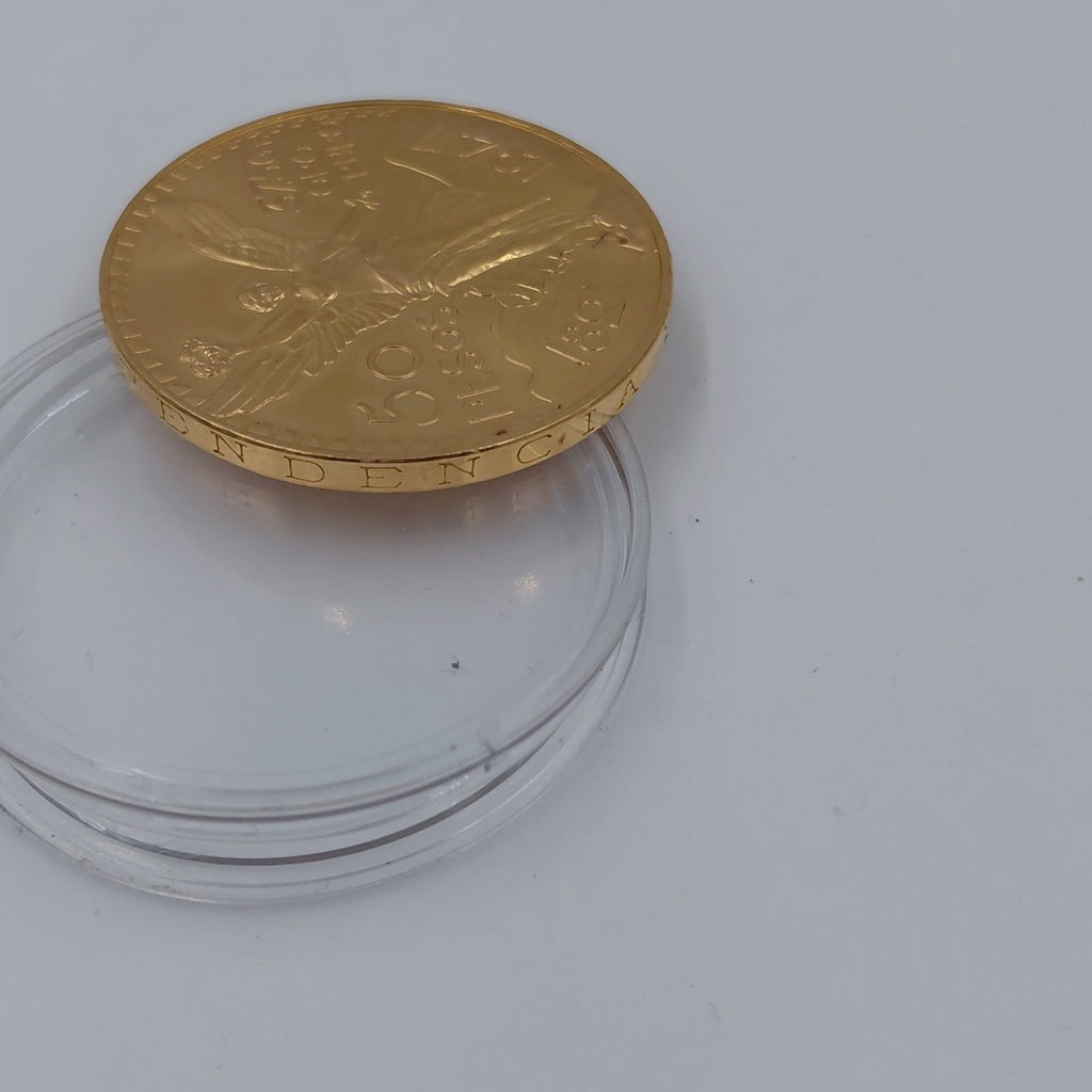 K1 41.6 GRMS 21 K IDENTIFICACIÓN MONEDA NOMINATIVA MONEDAS PESOS 50 PESOS (SEMINUEVO)
