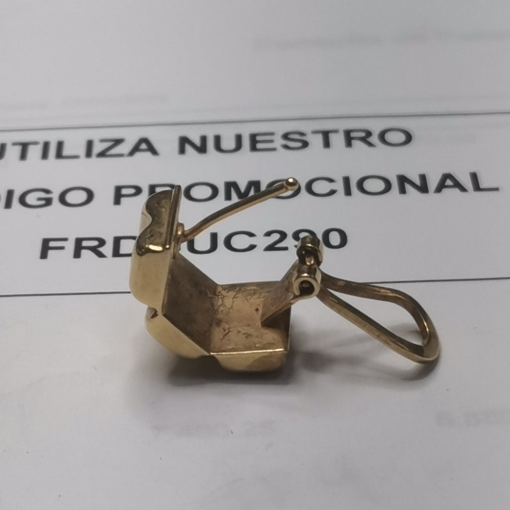 ARETES PAR ORO 14 K 4.6 GRMS (SEMINUEVO)