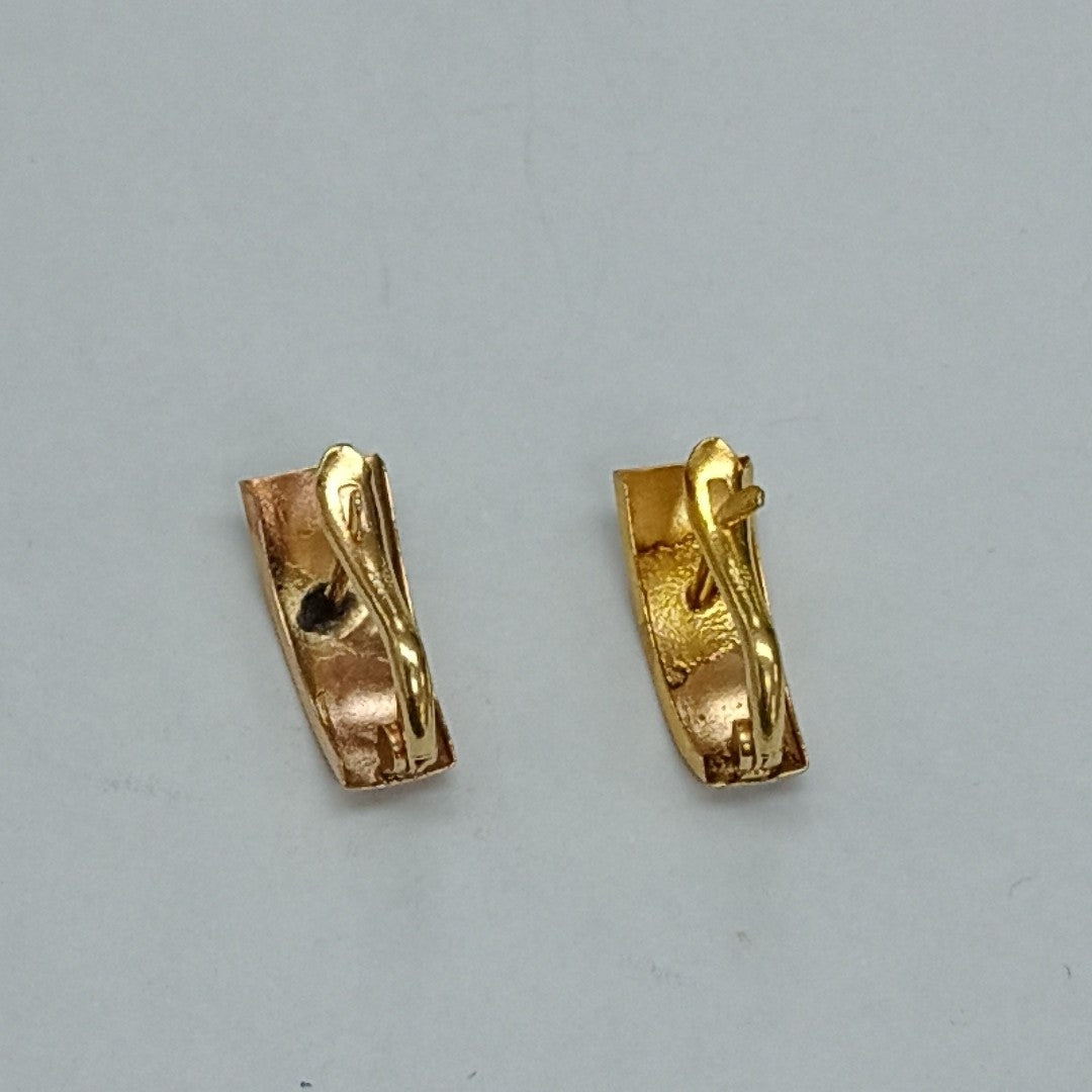 ARETES PAR ORO 14 K 0.8 GRMS (SEMINUEVO)