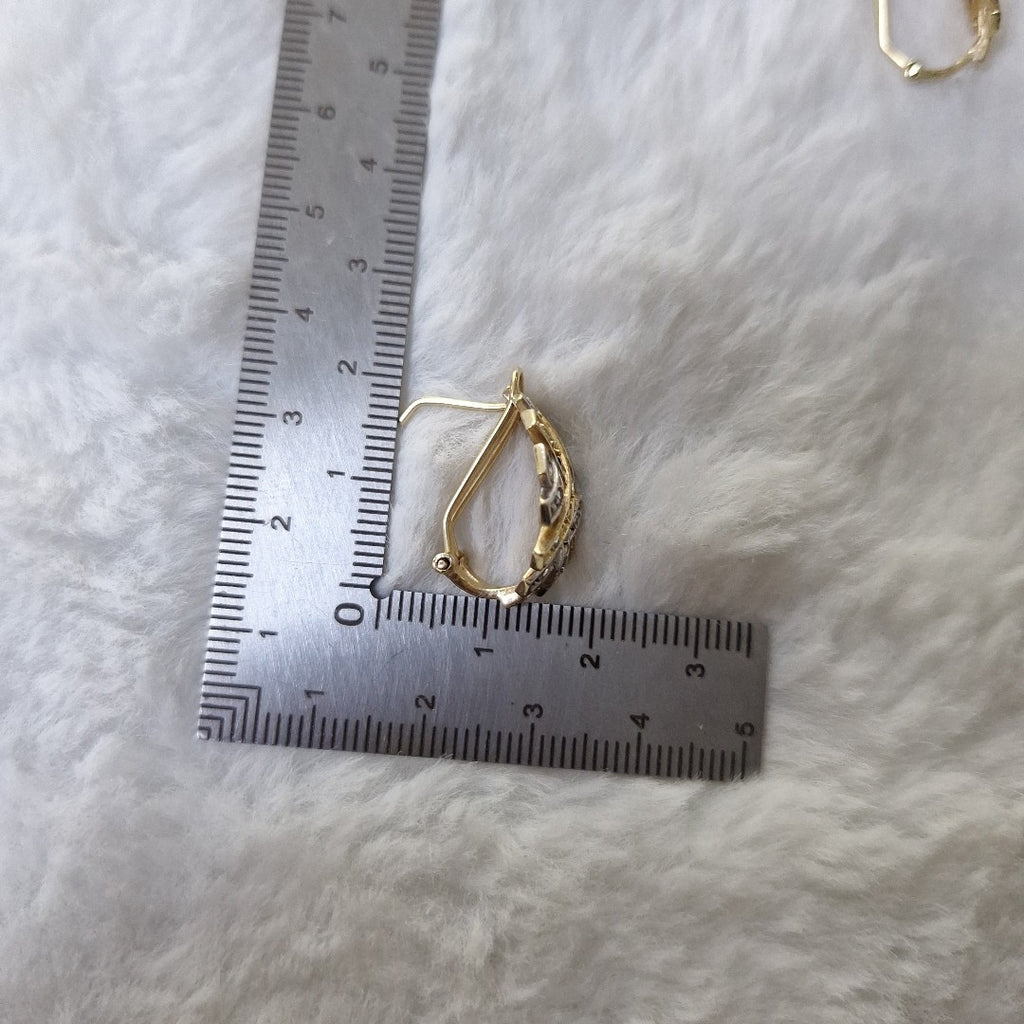 ARETES PAR ORO 10 K 6 GRMS (SEMINUEVO)