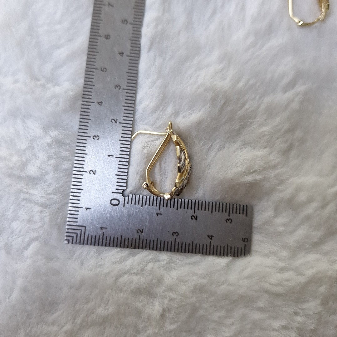 ARETES PAR ORO 10 K 6 GRMS (SEMINUEVO)