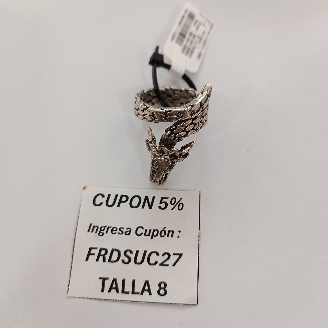 ANILLO PLATA 13.7 GRMS (SEMINUEVO)