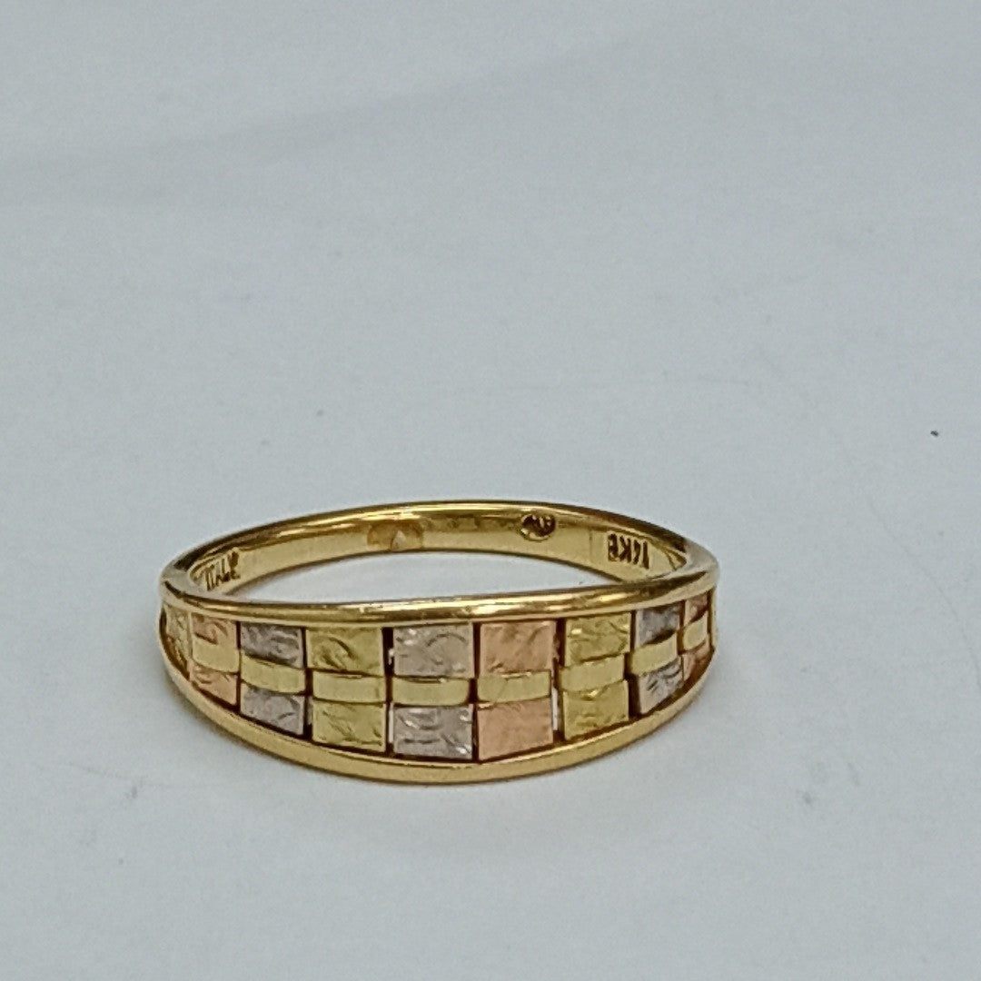 ANILLITO ORO,ORO COMBINADO 14 K 3,10 GRMS (SEMINUEVO)