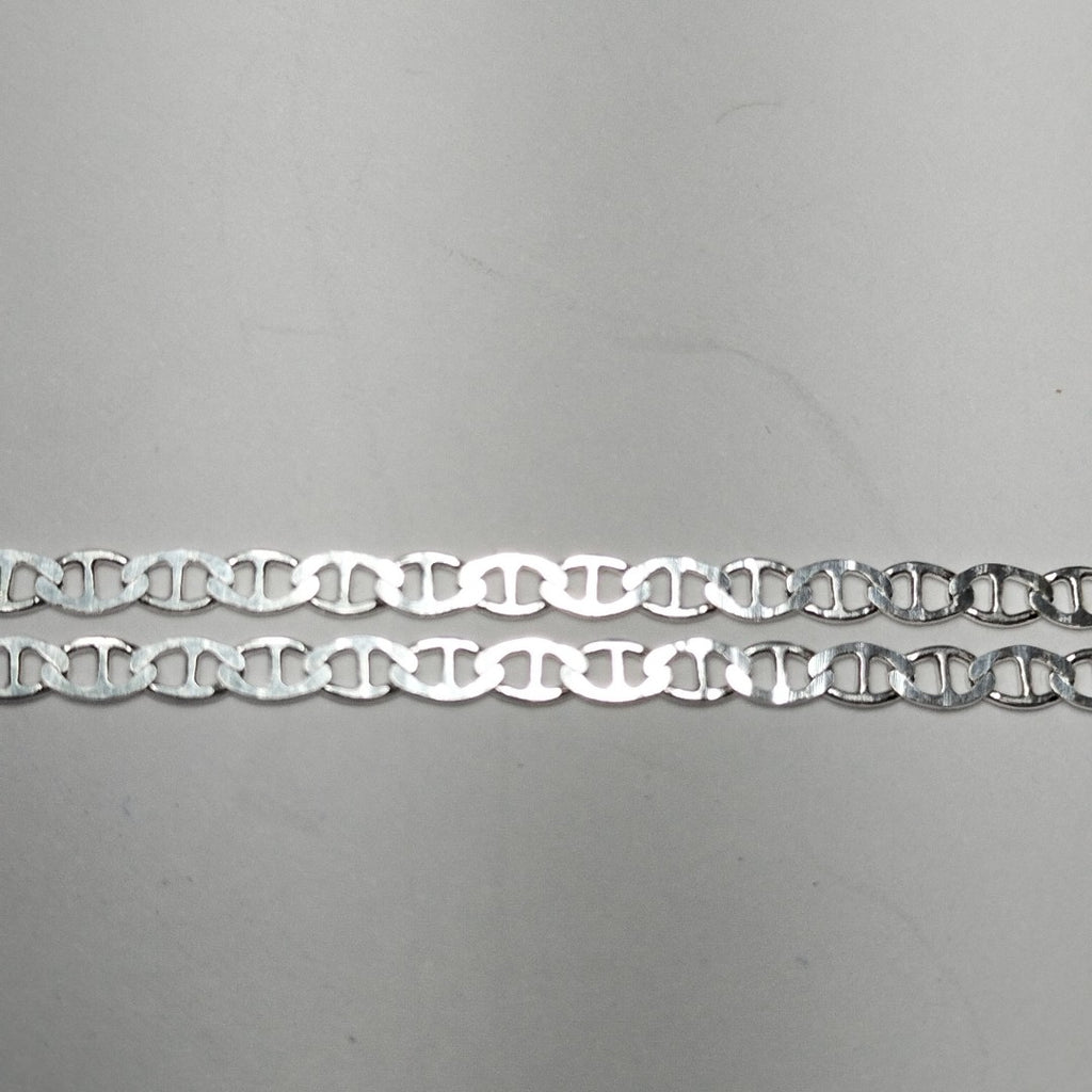 CADENA TEJIDO GUCHI PLATA .925 55 CM 3.7 GR (NUEVO)