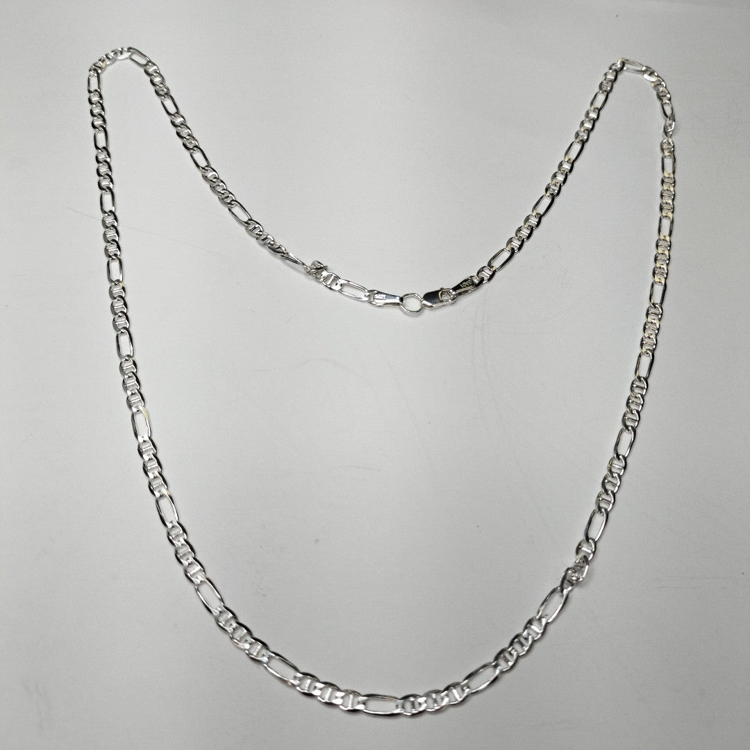 CADENA TEJIDO MARINERO PLATA .925 55 CM 7.9 GR (NUEVO)