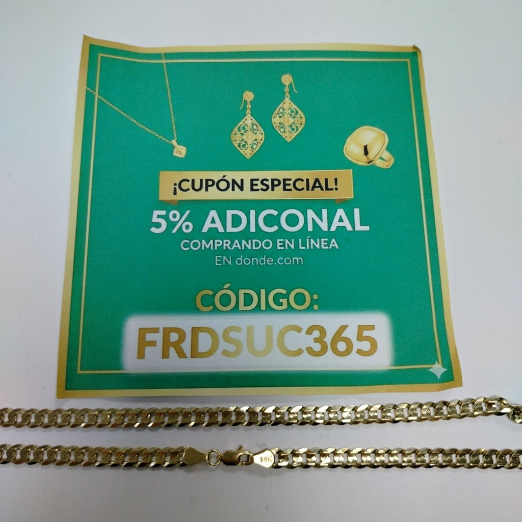 CADENA ORO 14 K 31.7 GRMS (SEMINUEVO)