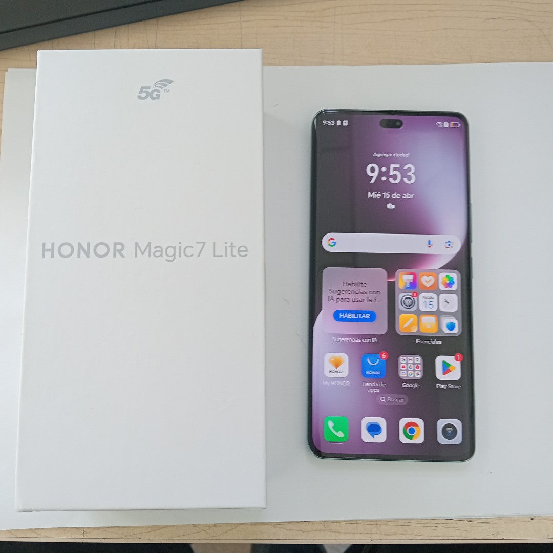 CELULAR HONOR MAGIC 7 LITE BRP-NX3 (2025) 512 GB 8 GB RAM (SEMINUEVO)