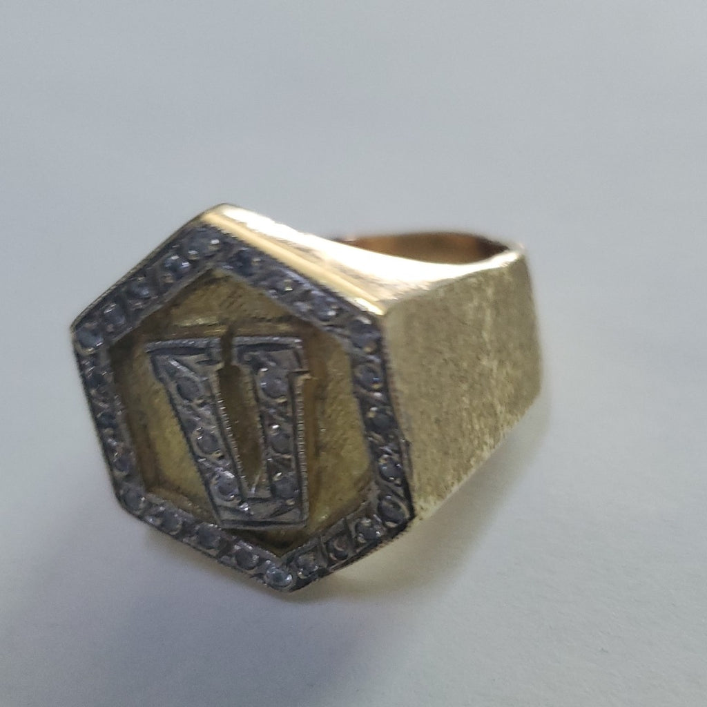 ANILLO ORO 10 K 18.8 GRMS (SEMINUEVO)