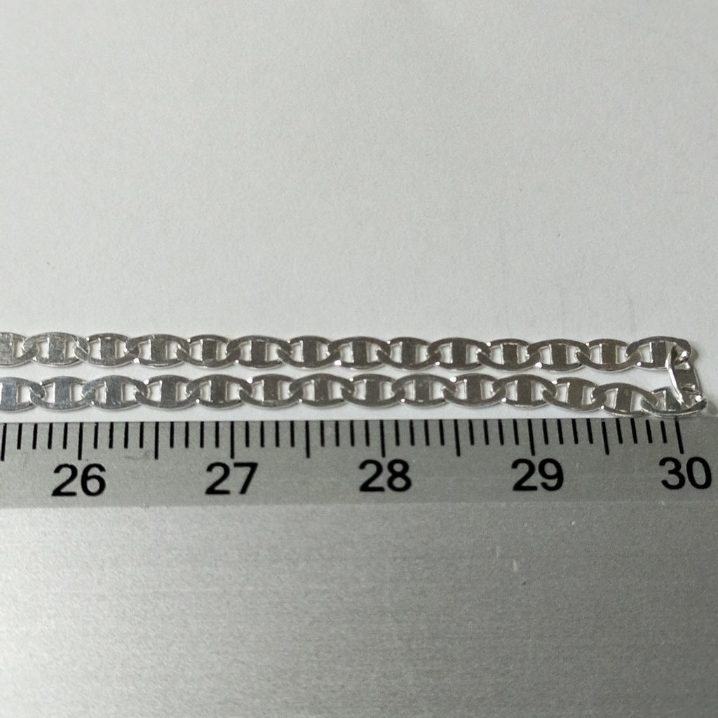 CADENA TEJIDO ESPEJO PLATA .925 60 CM 4.3 GR (NUEVO)