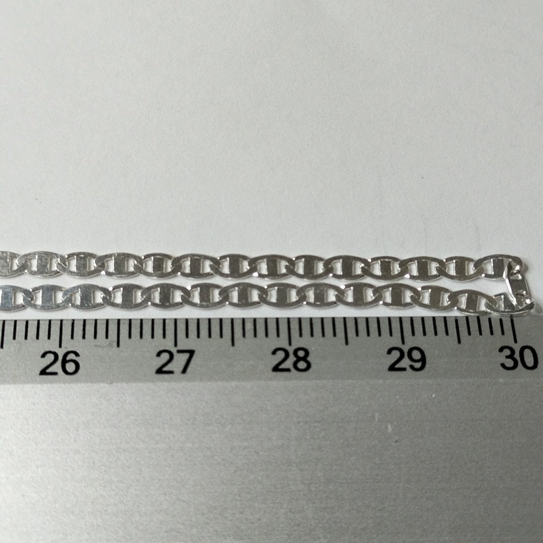 CADENA TEJIDO ESPEJO PLATA .925 60 CM 4.3 GR (NUEVO)