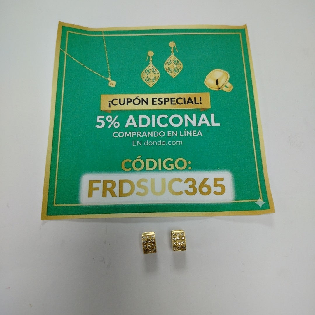ARRACADAS PAR ORO 14 K 6,10 GRMS (SEMINUEVO)