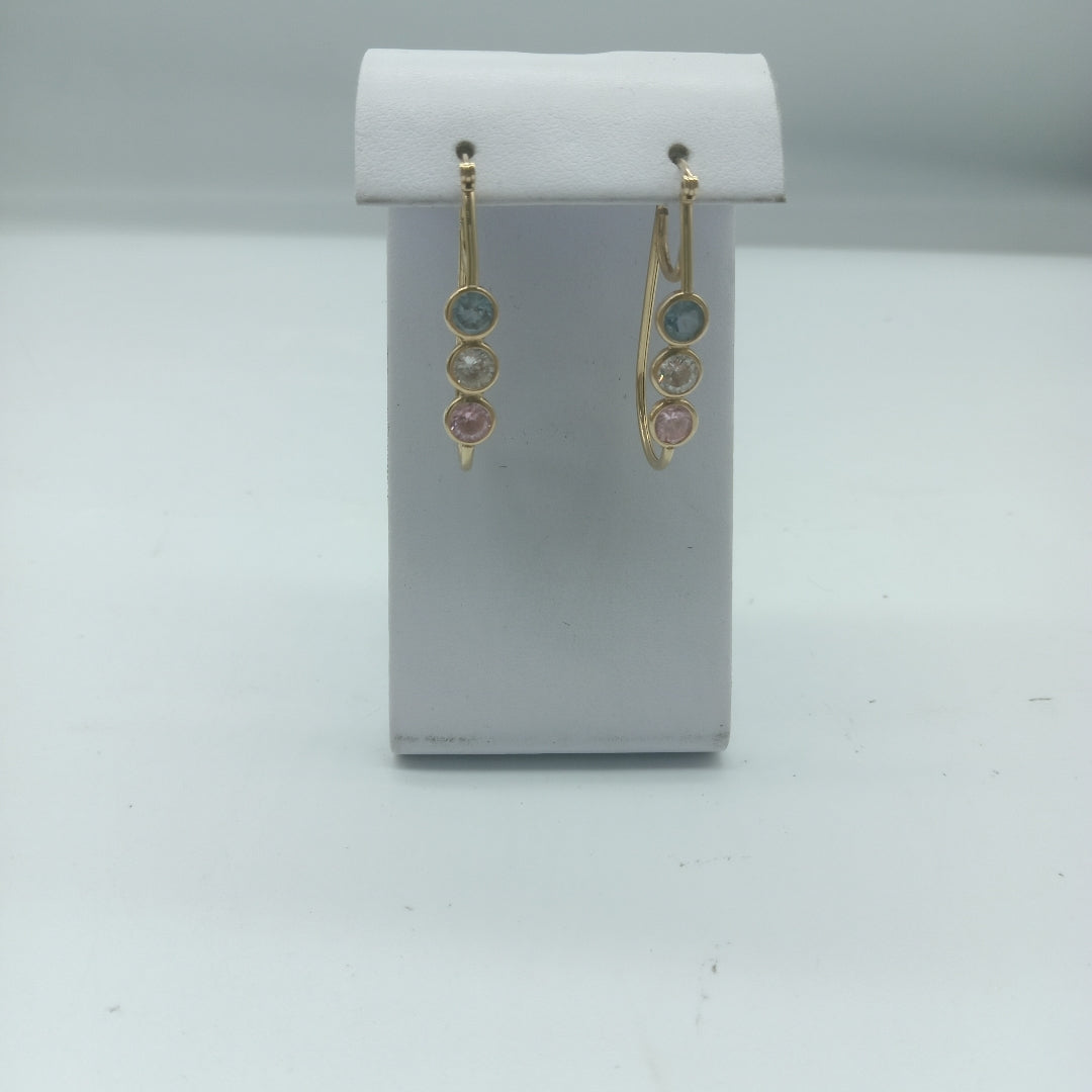 ARETES PAR ORO 10 K 4.4 GRMS (SEMINUEVO)