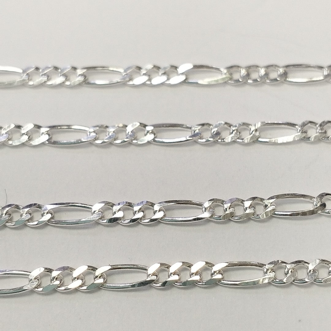 CADENA TEJIDO 3X1 PLATA .925 55 CM 4.4 GR (NUEVO)