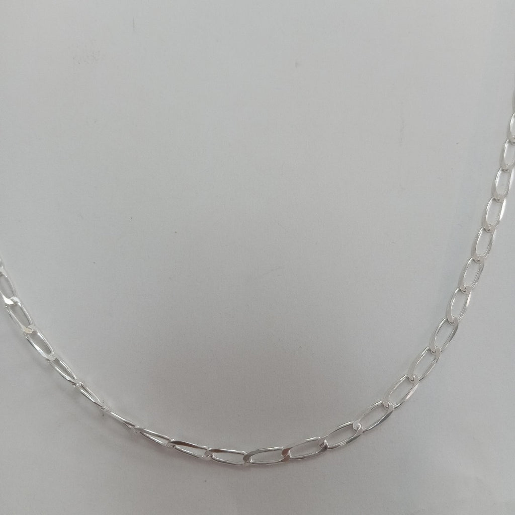 CADENA TEJIDO ESLABONES PLATA .925 60 CM 11 GR (NUEVO)