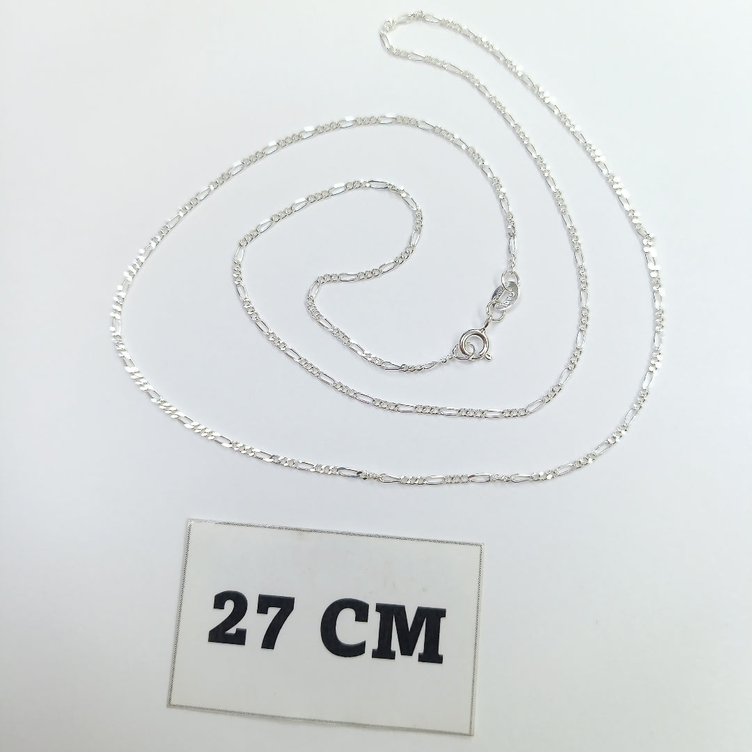 CADENA TEJIDO 3X1 PLATA .925 55 CM 2.2 GR (NUEVO)