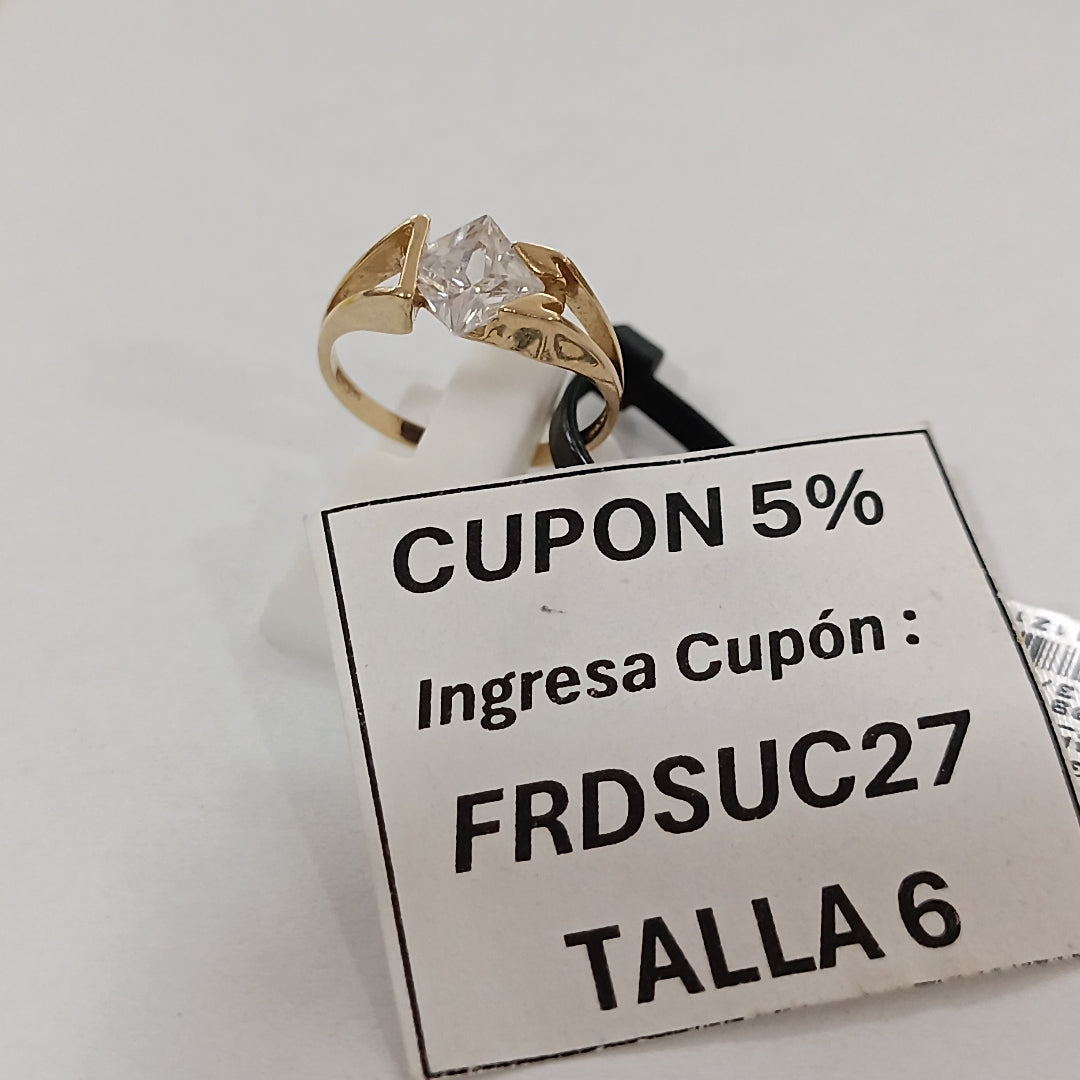 ANILLO ORO 14 K 2.2 GRMS (SEMINUEVO)