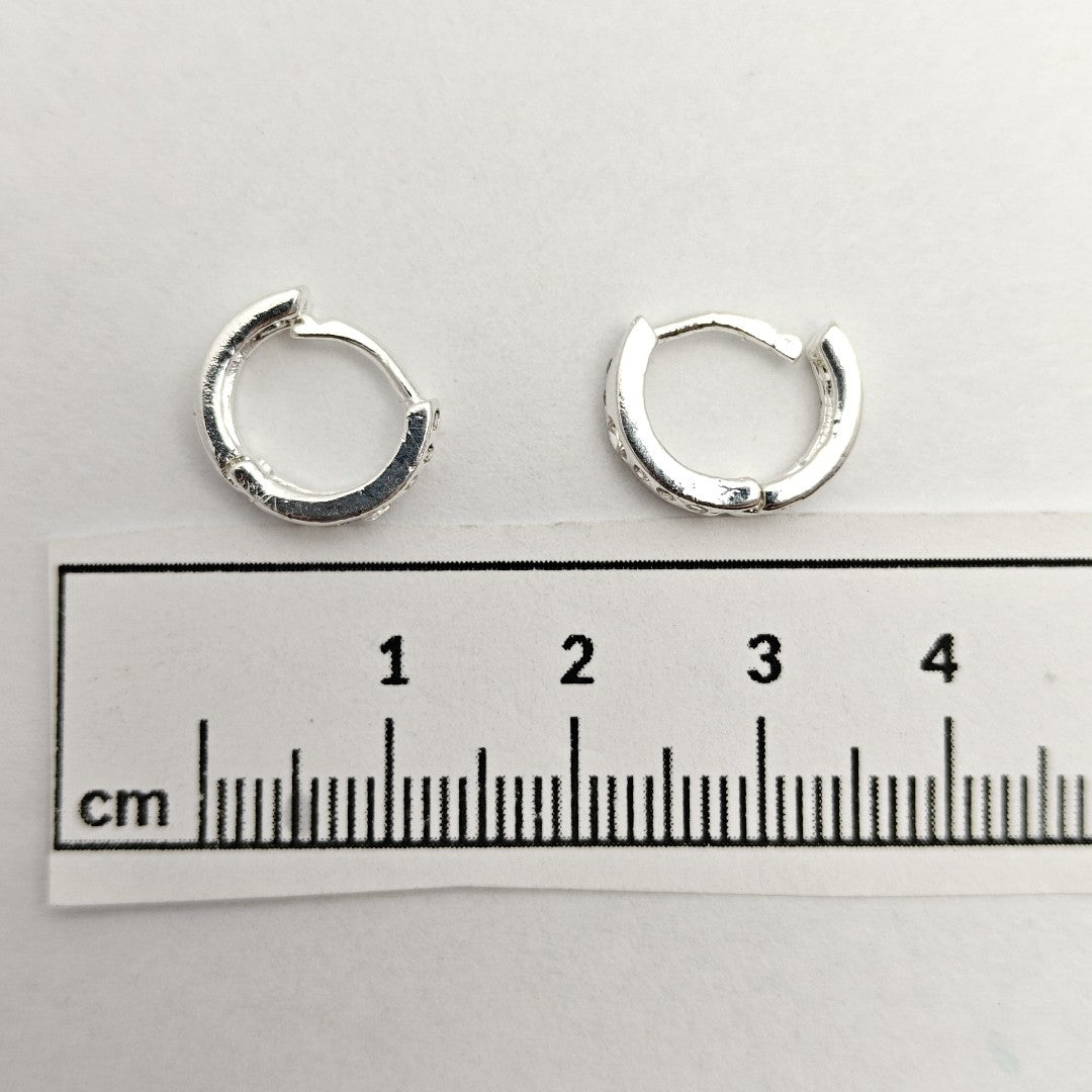 ARRACADAS C/CIRCONIAS PLATA .925 2.5 GR (NUEVO)