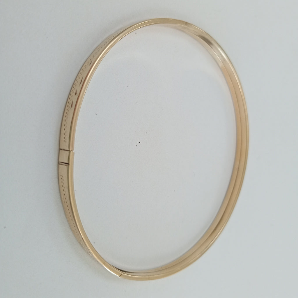 PULSERA RIGIDA ORO 10 K 5.9 GRMS (SEMINUEVO)