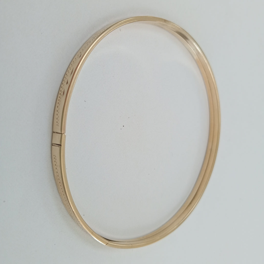 PULSERA RIGIDA ORO 10 K 5.9 GRMS (SEMINUEVO)