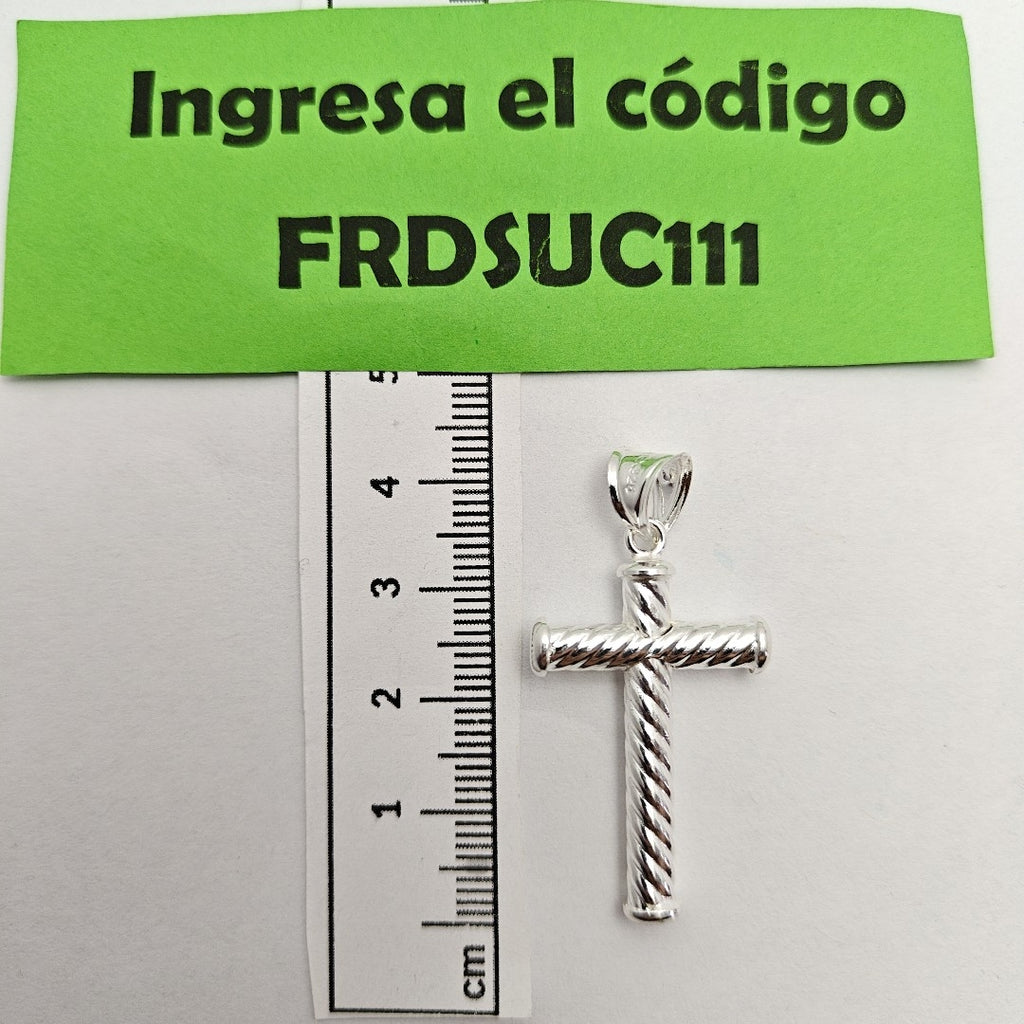 CRUZ PLATA .925 3.1 GR (NUEVO)