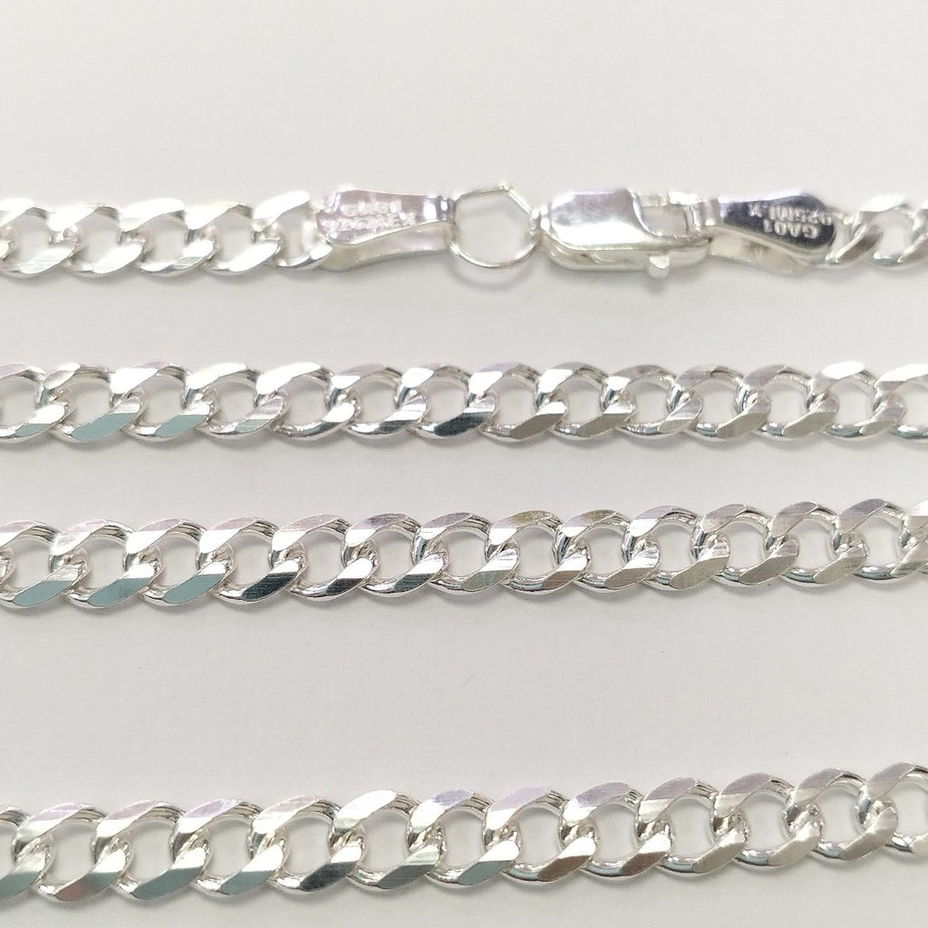 CADENA TEJIDO BARBADO PLATA .925 60 CM 13 GR (NUEVO)