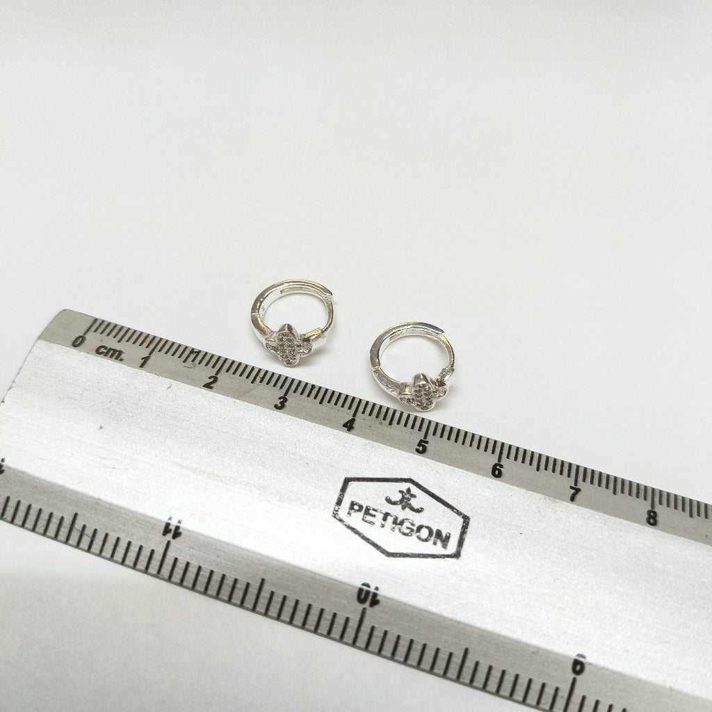 ARRACADAS C/CIRCONIAS PLATA .925 1.9 GR (NUEVO)