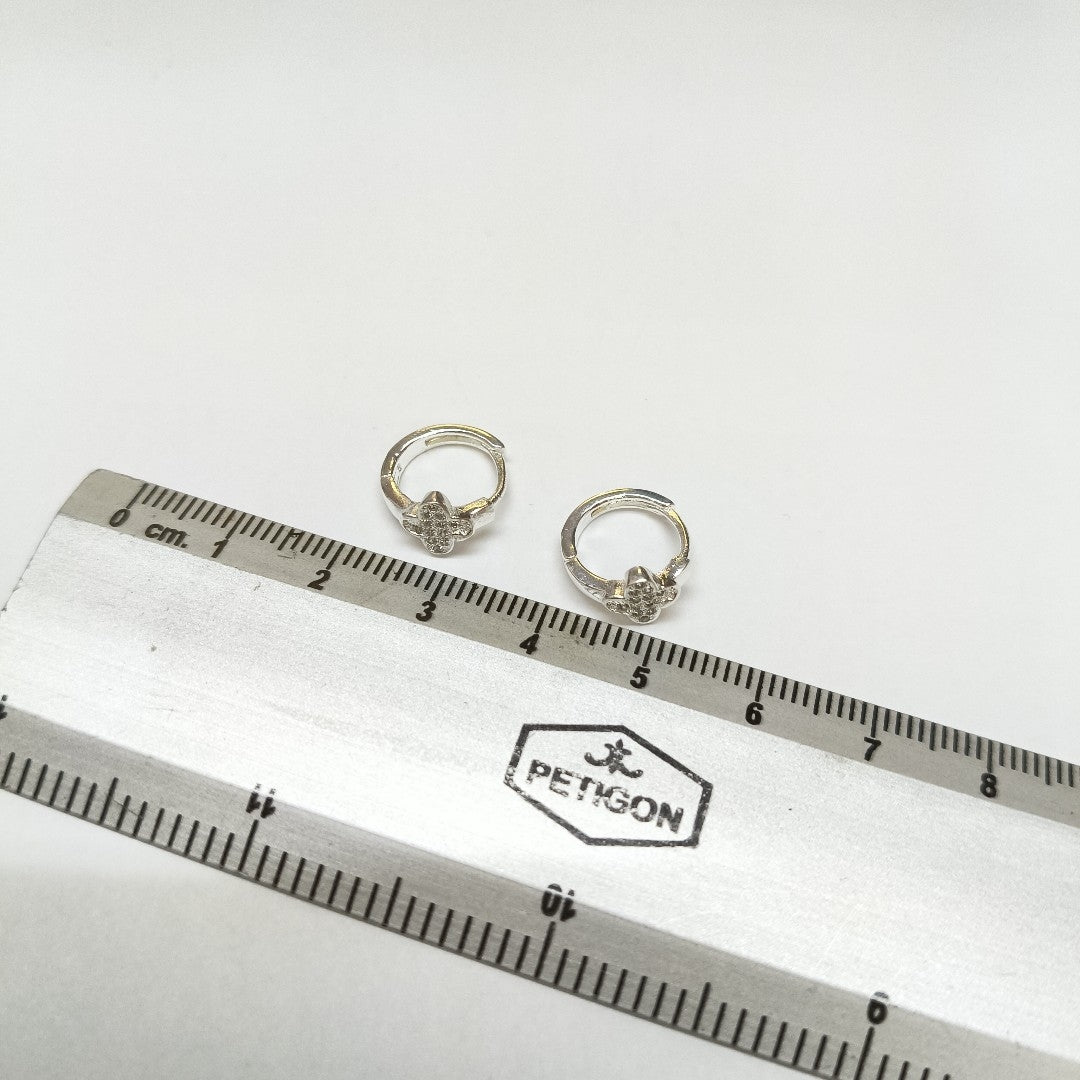 ARRACADAS C/CIRCONIAS PLATA .925 1.9 GR (NUEVO)