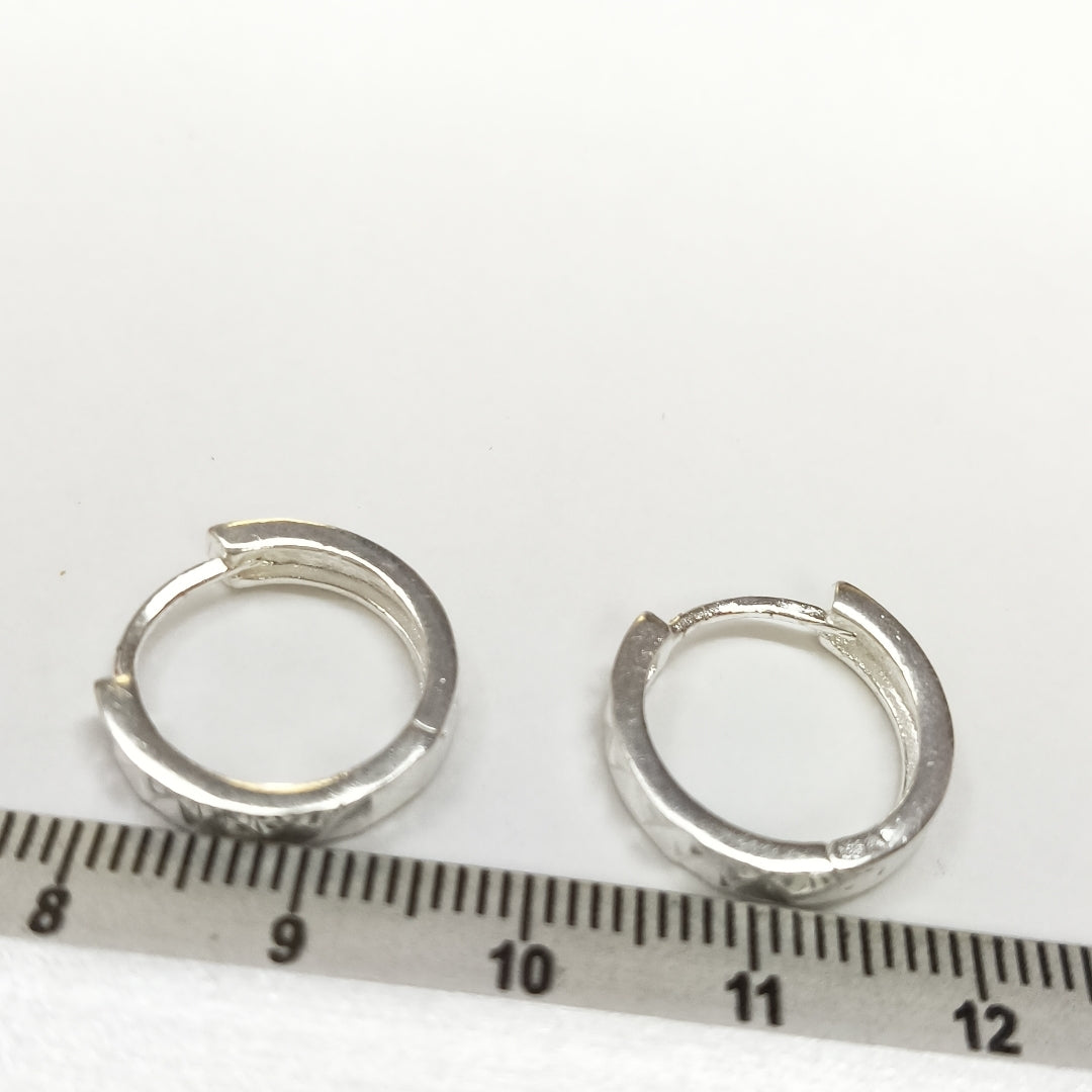 ARRACADAS LABRADAS PLATA .925 3.2 GR (NUEVO)