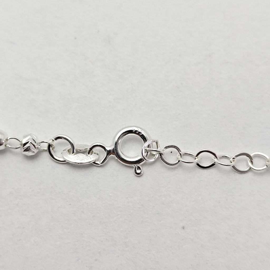 PULSERA TEJIDO ESPECIAL PLATA .925 18 CM 2.6 GR (NUEVO)