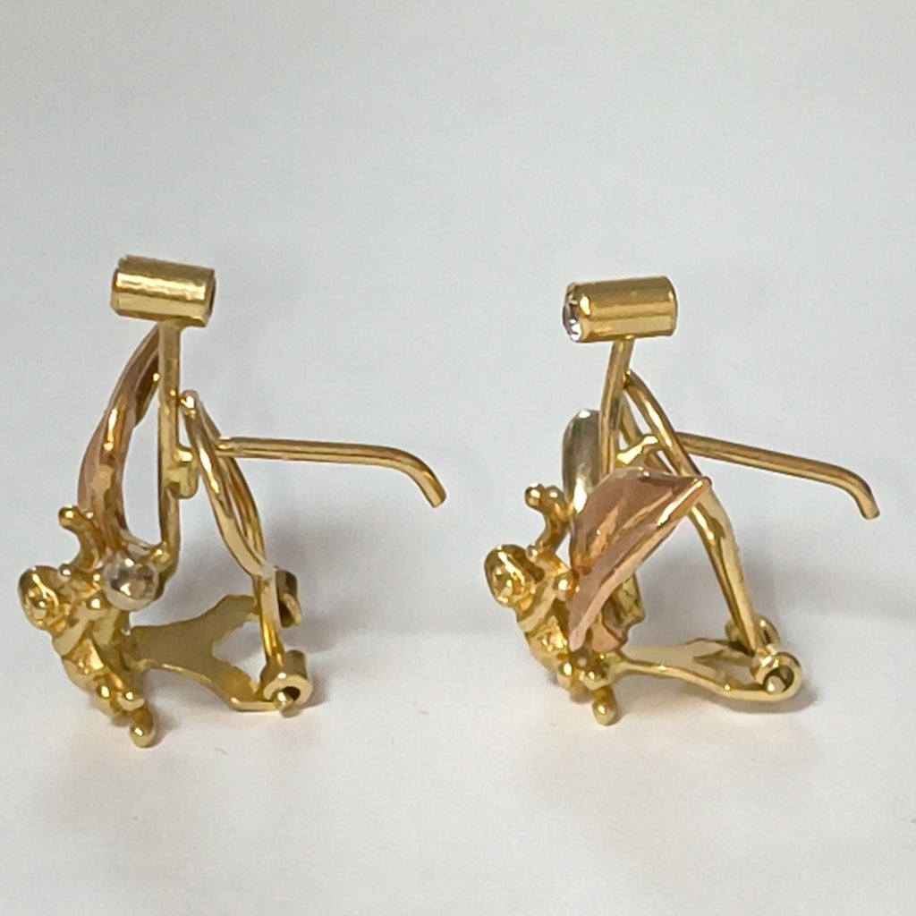 ARETES PAR ORO 10 K 4,80 GRMS (SEMINUEVO)