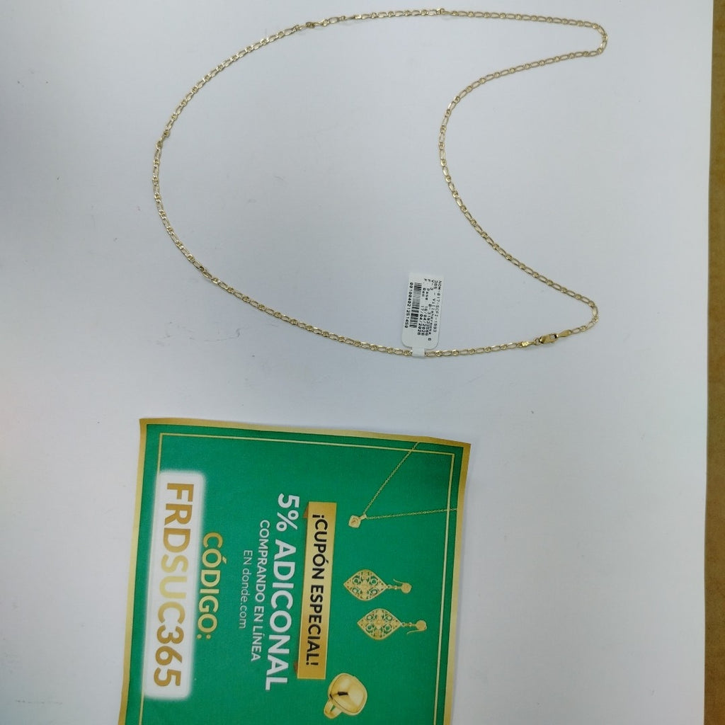CADENA ORO,RODIADO 14 K 5,50 GRMS (SEMINUEVO)