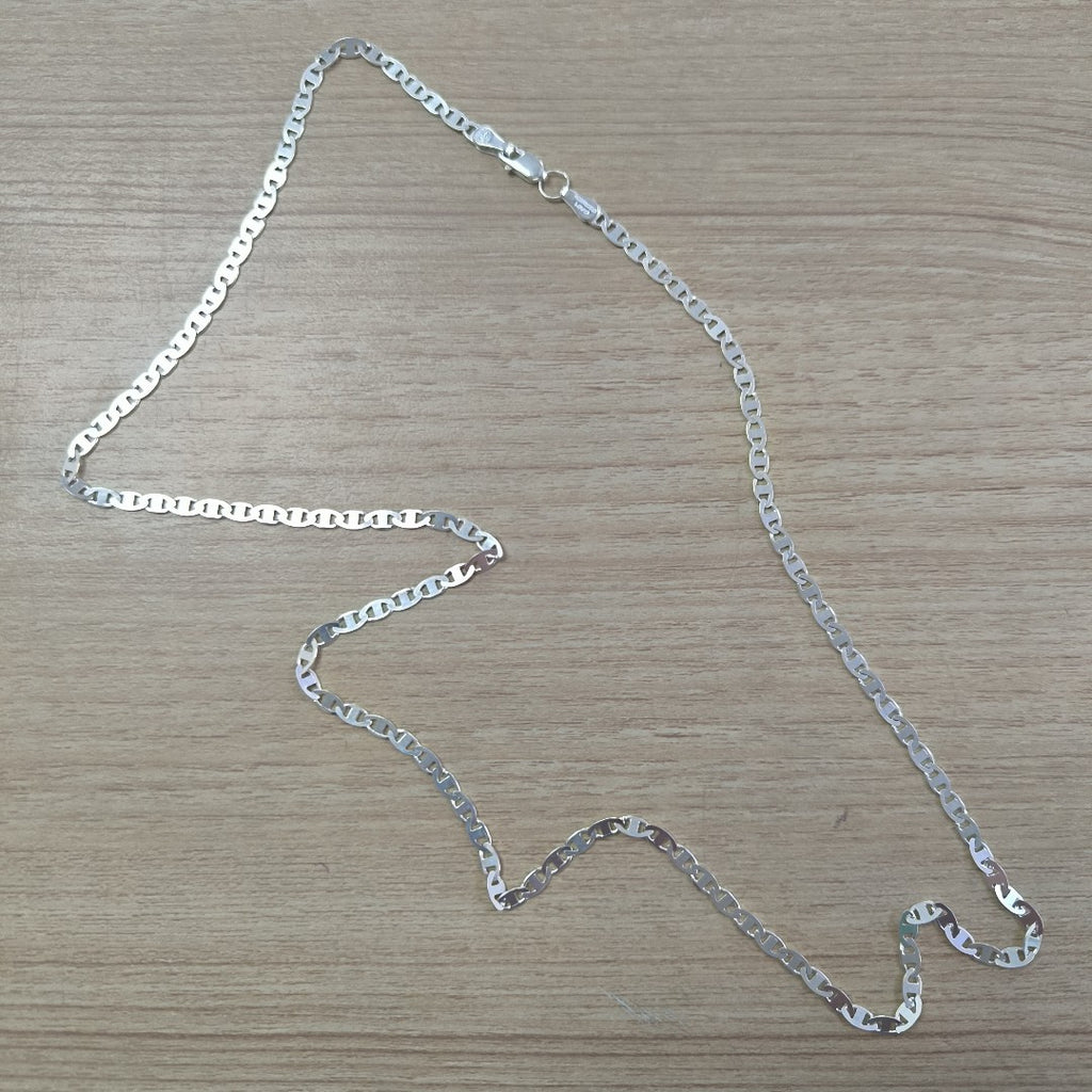 CADENA TEJIDO GUCHI PLATA .925 60 CM 9.2 GR (NUEVO)