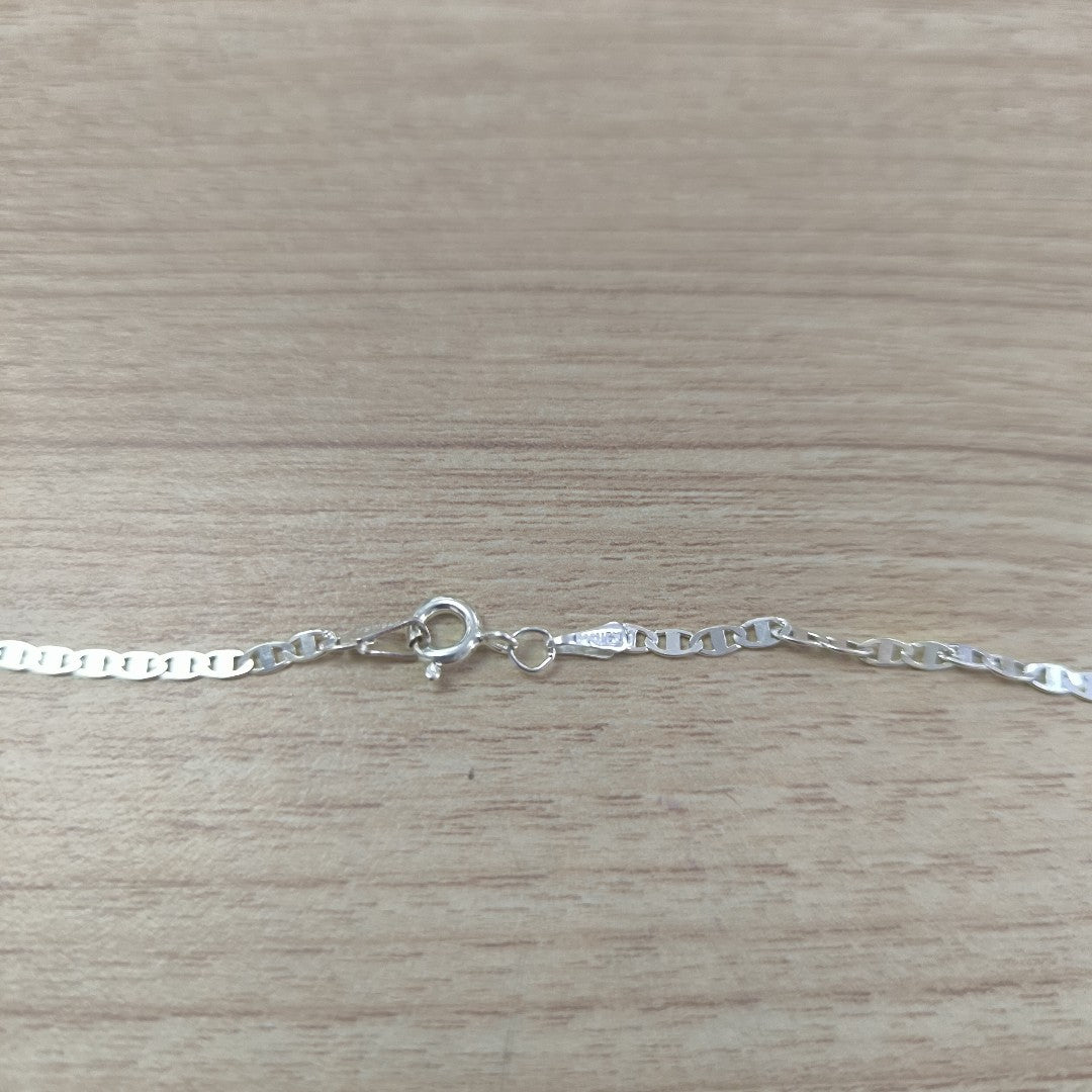 CADENA TEJIDO ESPEJO PLATA .925 60 CM 4.3 GR (NUEVO)