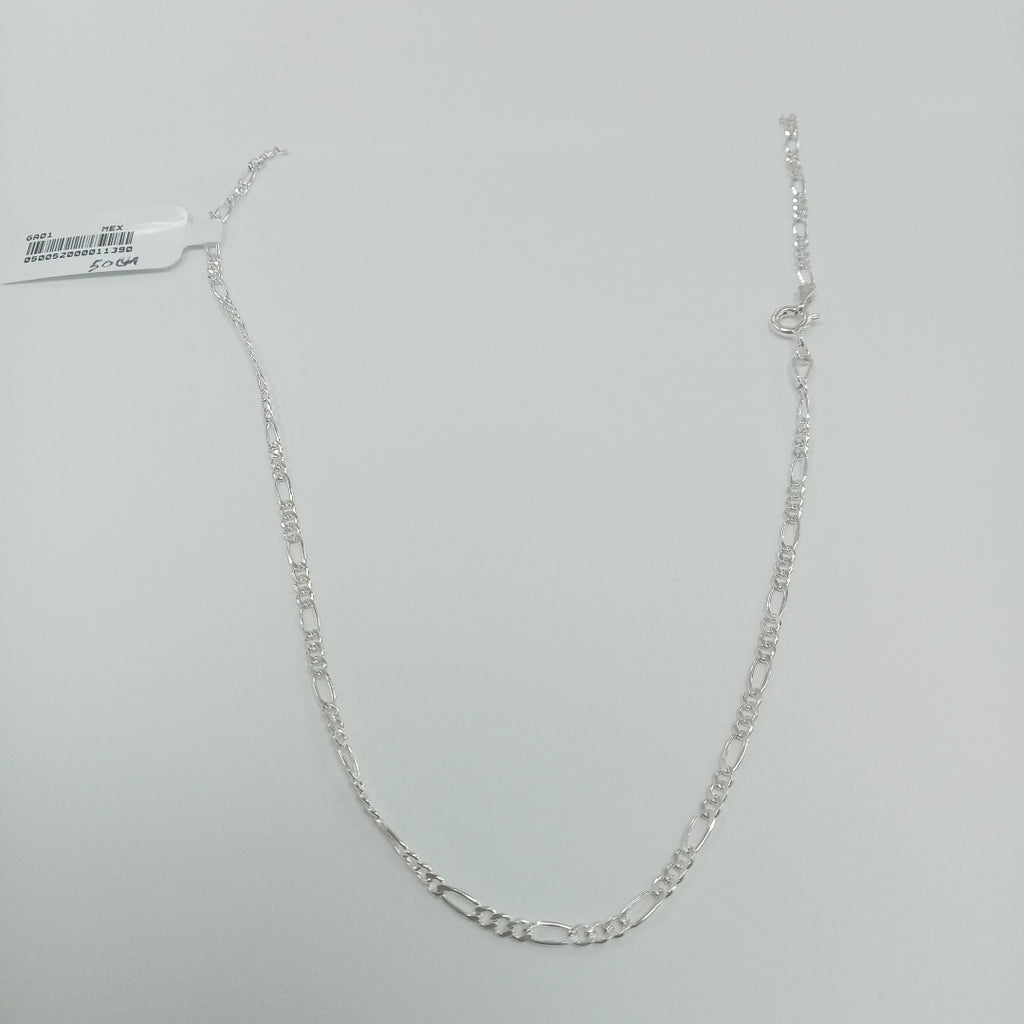 CADENA TEJIDO 3X1 PLATA .925 50 CM 4.2 GR (NUEVO)