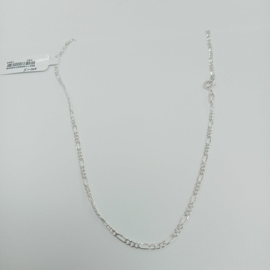 CADENA TEJIDO 3X1 PLATA .925 50 CM 4.2 GR (NUEVO)