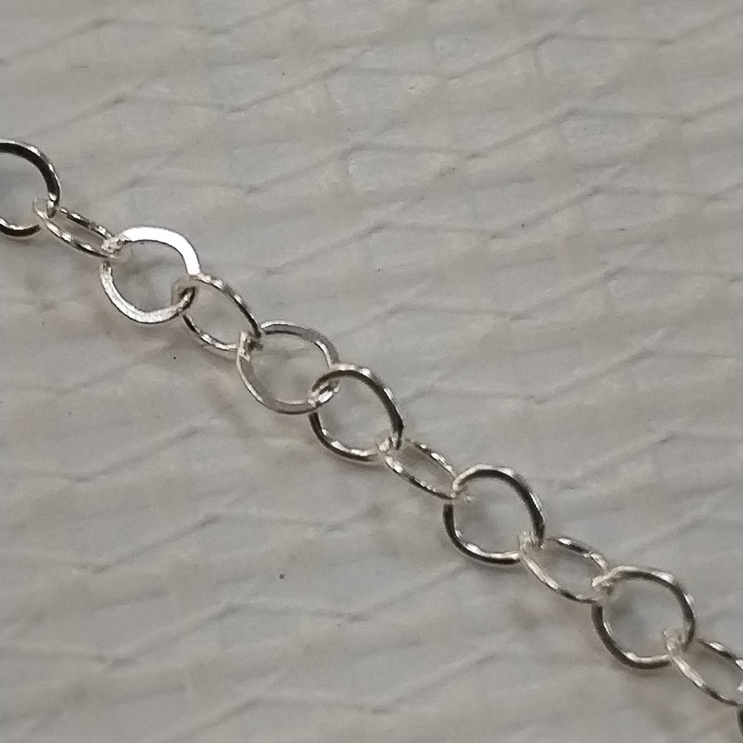 PULSERA TEJIDO INFINITO PLATA .925 18 CM 2.4 GR (NUEVO)
