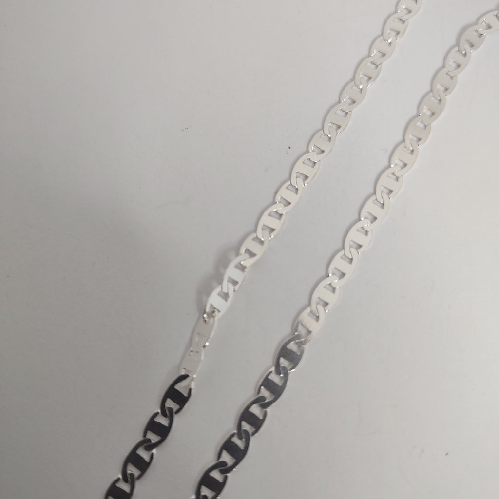 CADENA TEJIDO GUCHI PLATA .925 60 CM 9 GR (NUEVO)