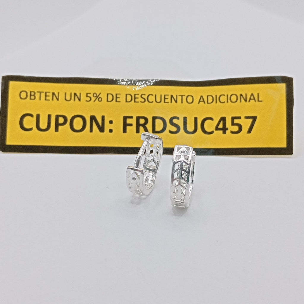 ARRACADAS PLATA .925 2.5 GR (NUEVO)