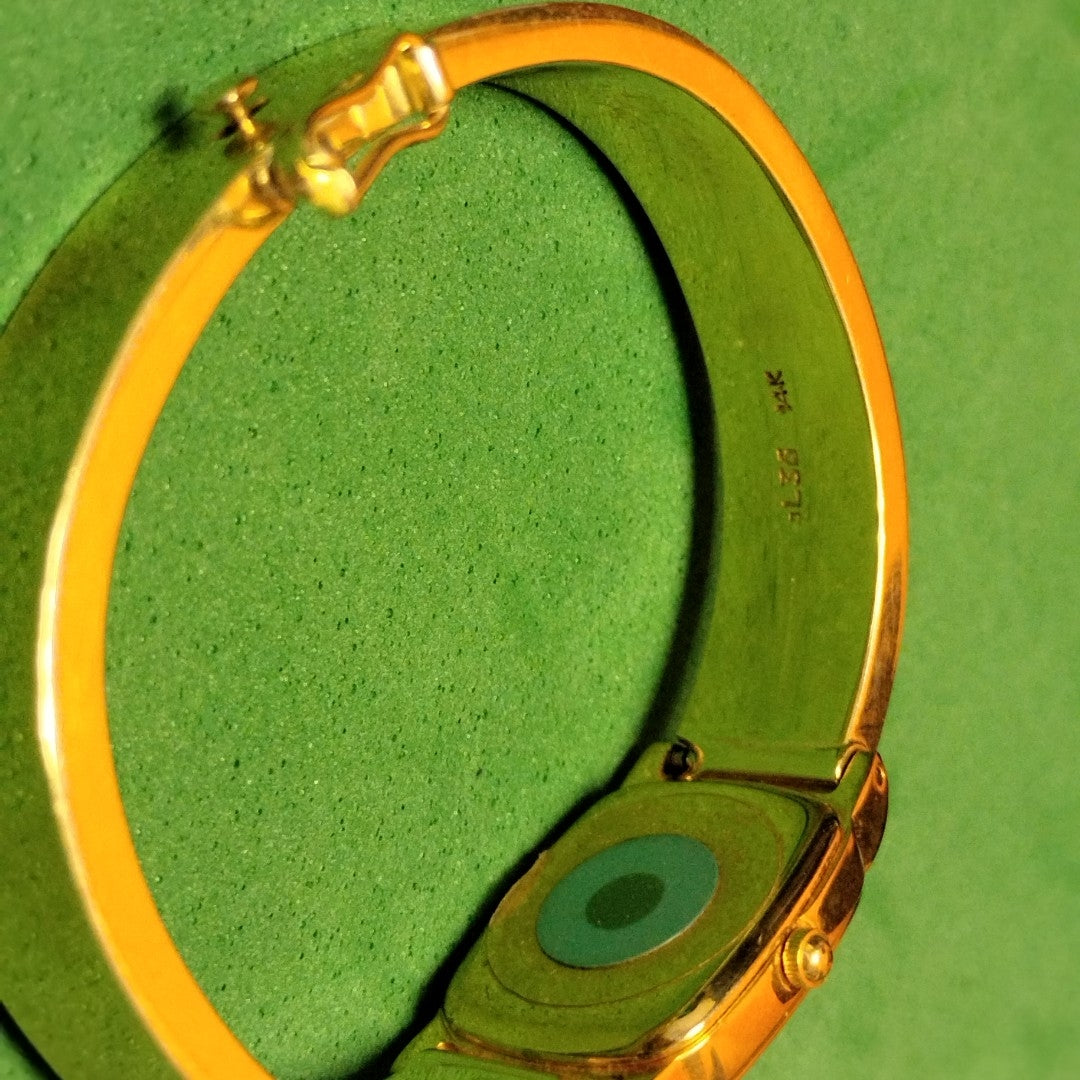 RELOJ CAJA ACERO PULSO ORO ORO 14 K 30,60 GRMS (SEMINUEVO)