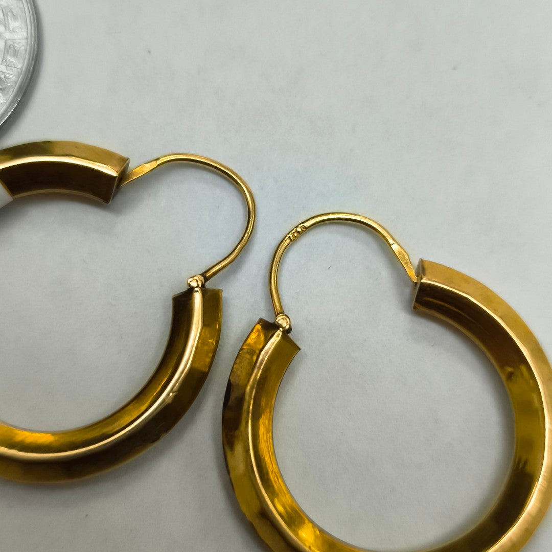 ARRACADAS PAR ORO 18 K 4.5 GRMS (SEMINUEVO)