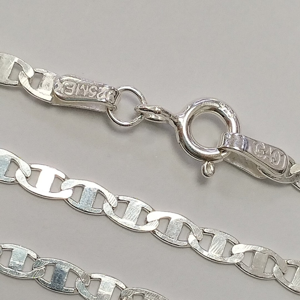 CADENA TEJIDO ESPEJO PLATA .925 60 CM 4.3 GR (NUEVO)