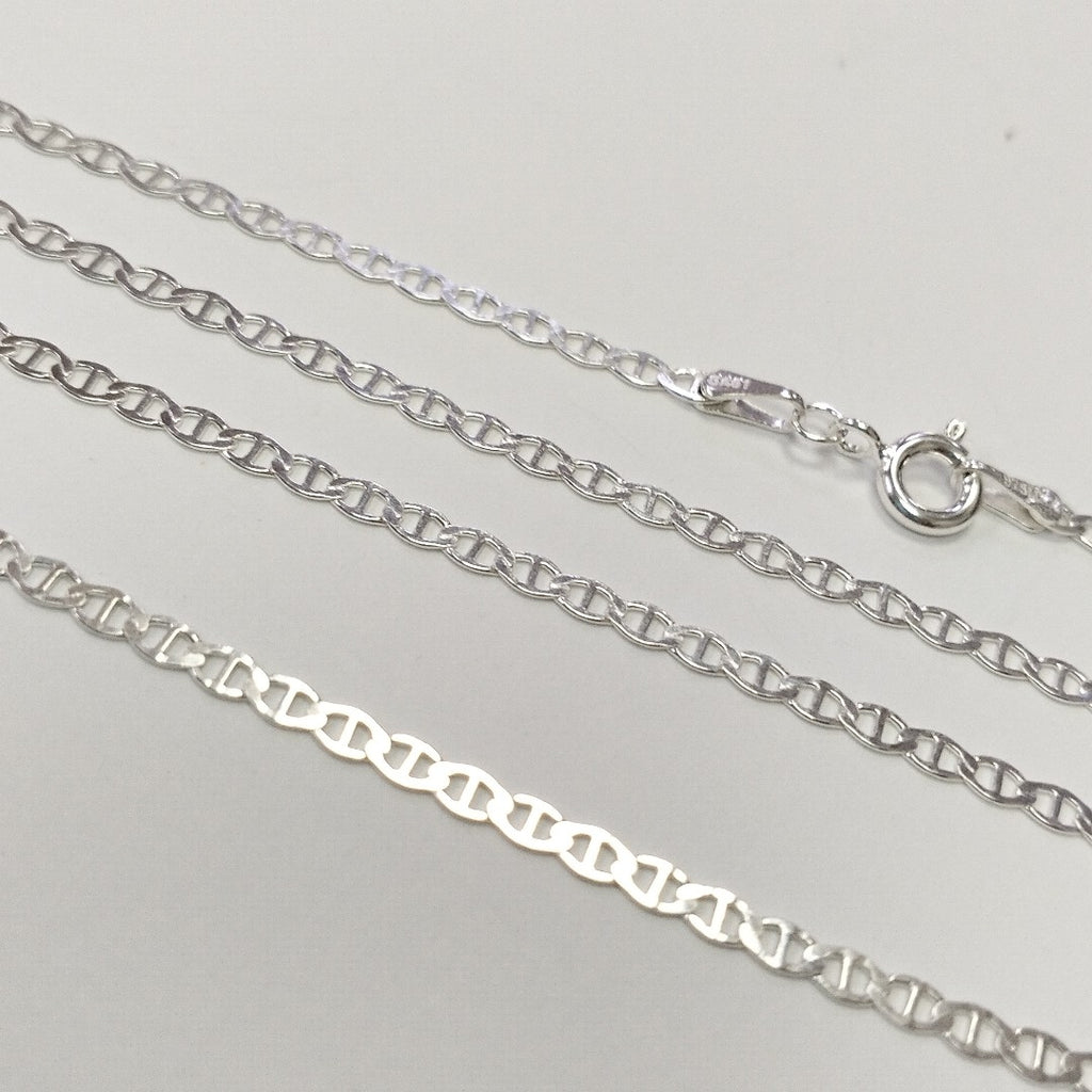 CADENA TEJIDO GUCHI PLATA .925 60 CM 3.7 GR (NUEVO)