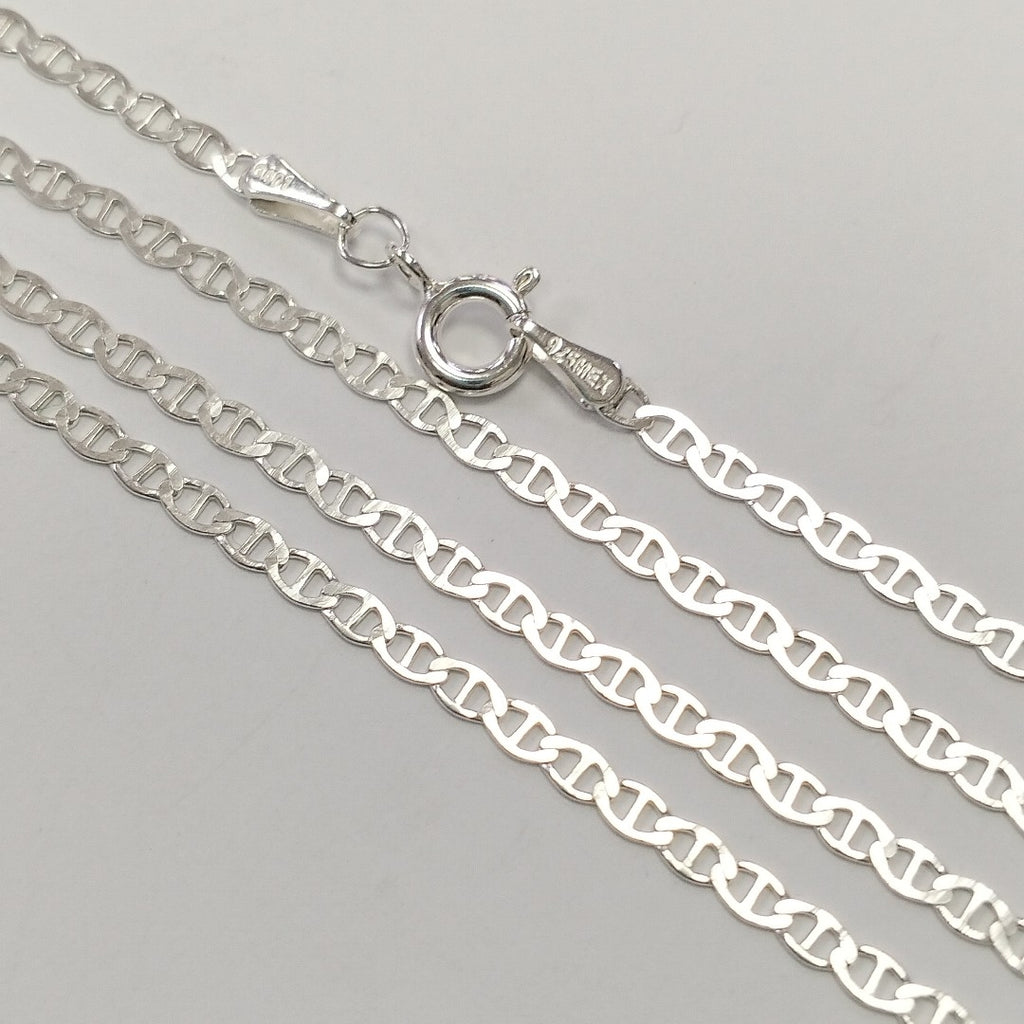 CADENA TEJIDO GUCHI PLATA .925 60 CM 3.8 GR (NUEVO)
