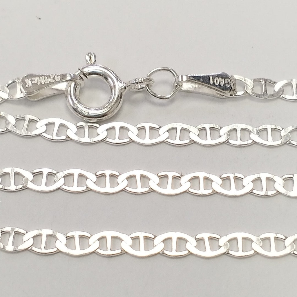 CADENA TEJIDO GUCHI PLATA .925 60 CM 3.7 GR (NUEVO)
