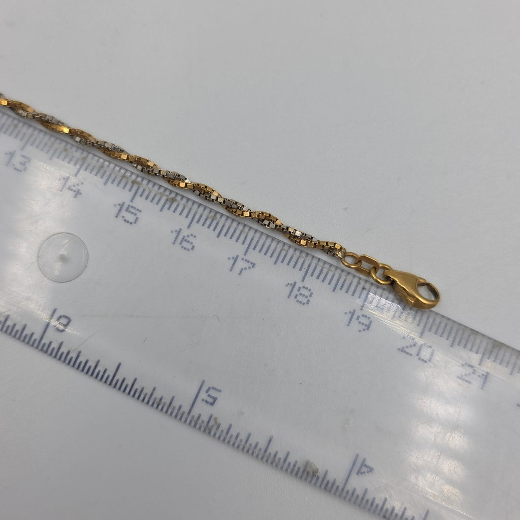 PULSERA ORO, ORO BLANCO 18 K 4.2 GRMS (SEMINUEVO)