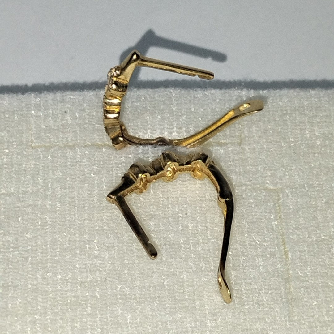 ARETES PAR ORO 10 K 2,40 GRMS (SEMINUEVO)