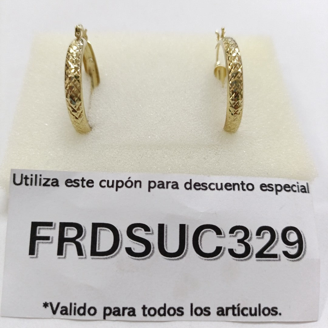 ARRACADAS PAR ORO 10 K 1,90 GRMS (SEMINUEVO)