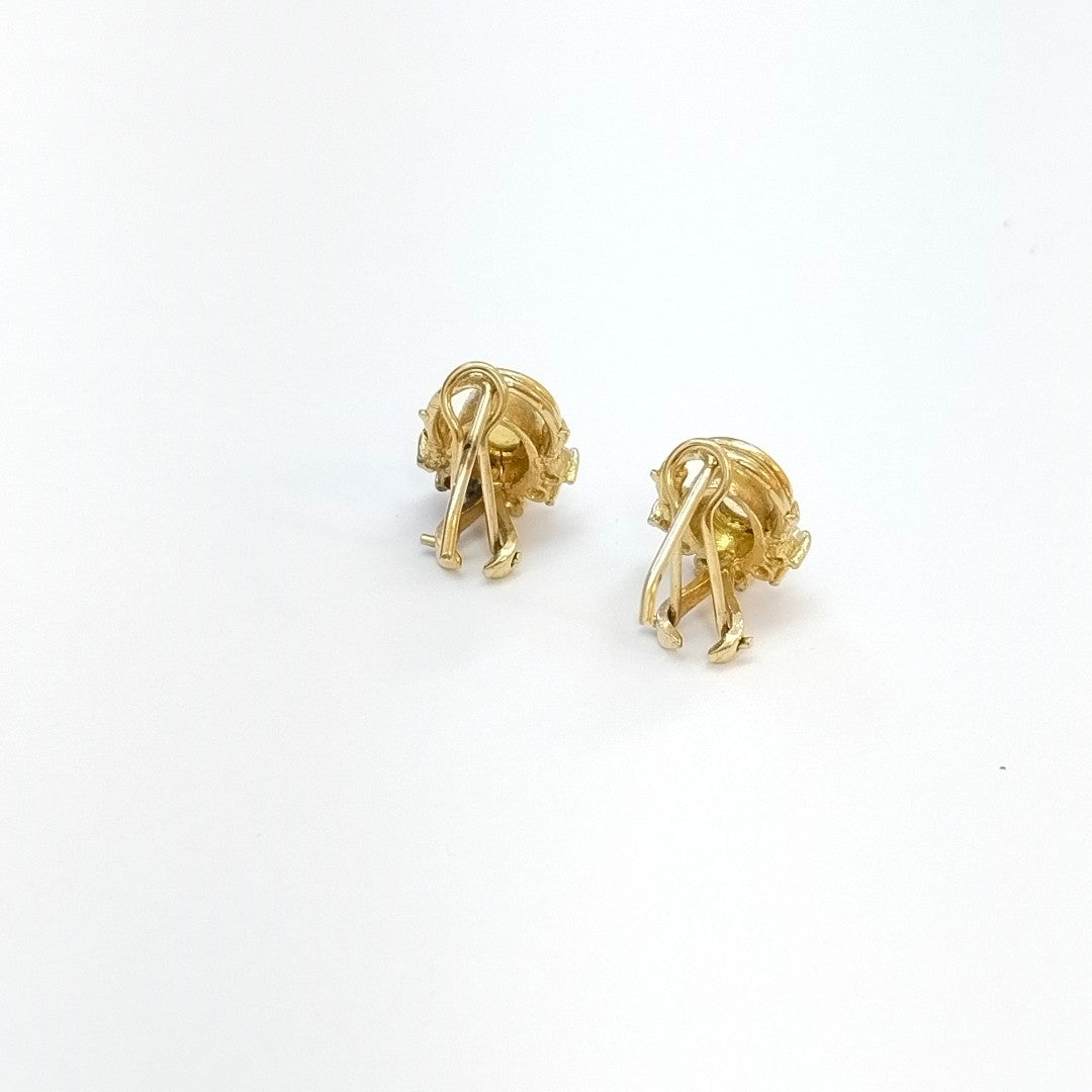 ARETES PAR ORO 14 K 3.8 GRMS (SEMINUEVO)